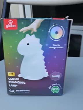 Globe Color-Changing Dino LED Lamp - White